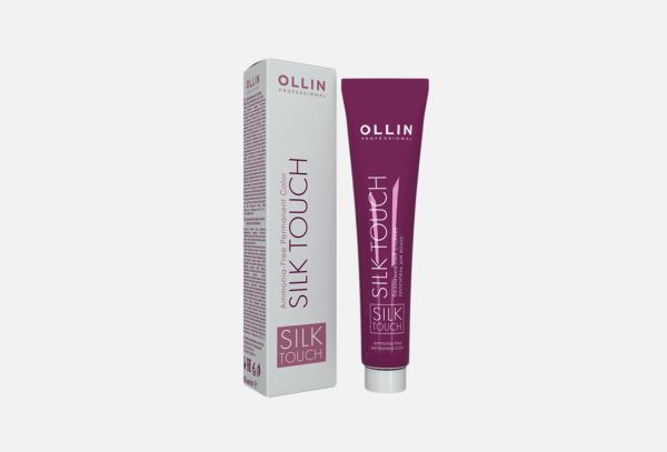 Анти-красный OLLIN SILK TOUCH Безаммиачный стойкий краситель для волос, 60мл