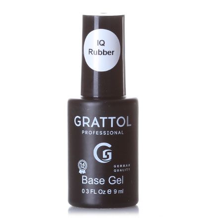 Grattol База каучуковая эластичная гипоаллергенная для гель лака IQ Rubber Base Gel 9мл