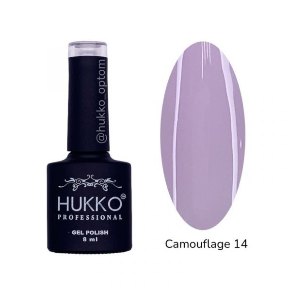 Hukko Professional, Камуфлирующий Гель лак № 14 8мл