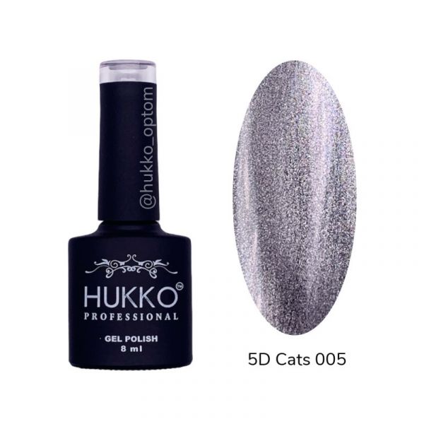 Hukko Professional, Гель лак магнитный коллекция 5D № 05 8мл