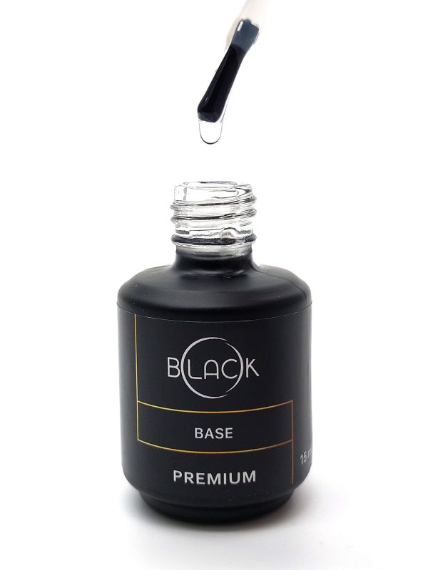 Black Professional, База для гель лака каучуковая (подложка) Premium, 15мл
