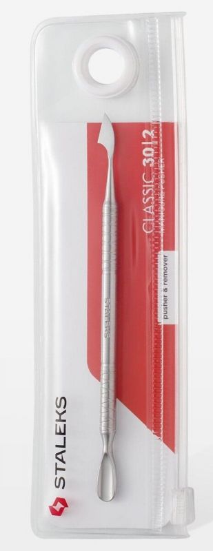 Staleks Classic 30/2 Лопатка маникюрная плоская (скругленный пушер+топорик) Staleks Classic 30/2 Лопатка маникюрная плоская (скругленный пушер+топорик)