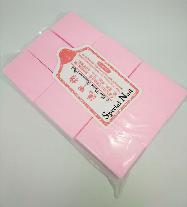 Салфетки безворсовые жесткие (цвет розовый) Special Nail, 1000шт