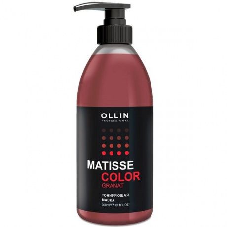 Тонирующая маска для волос MATISSE COLOR OLLIN, ГРАНАТ 300мл