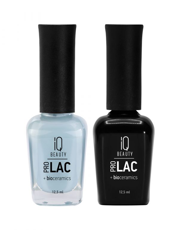 Лак для ногтей профессиональный укрепляющий с биокерамикой IQ BEAUTY PROLAC 035, 12,5мл
