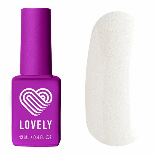 База камуфлирующая с шиммером Lovely, оттенок молочный BS04, 12мл