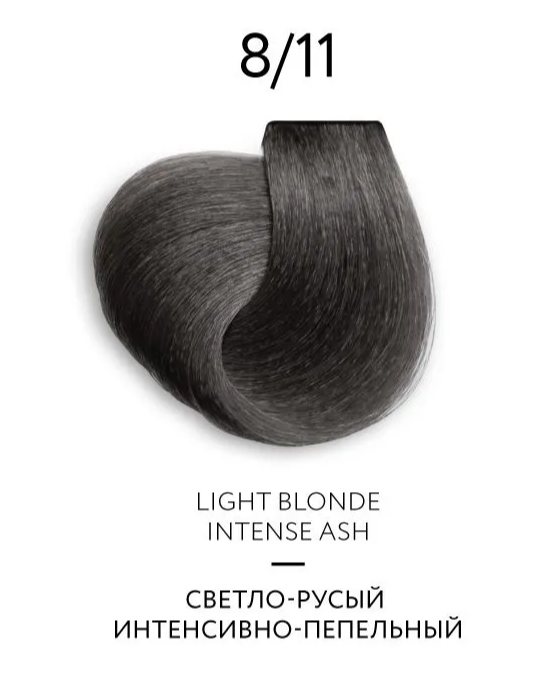 8/11 Перманентная крем-краска Ollin Color Platinum Collection, 100мл