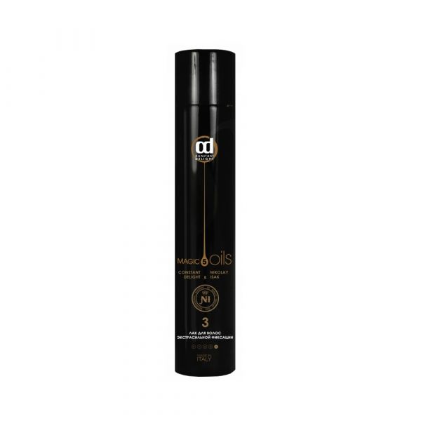 Лак для волос ЭКСТРАсильной фиксации №3 5 масел Pre-Styling Constant Delight , 400мл