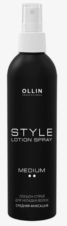 Лосьон-спрей для укладки волос средней фиксации Ollin Style, 250мл