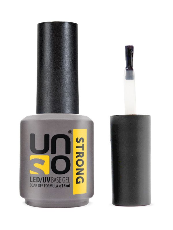 UNO, База каучуковая жесткая для гель лака STRONG, 16g