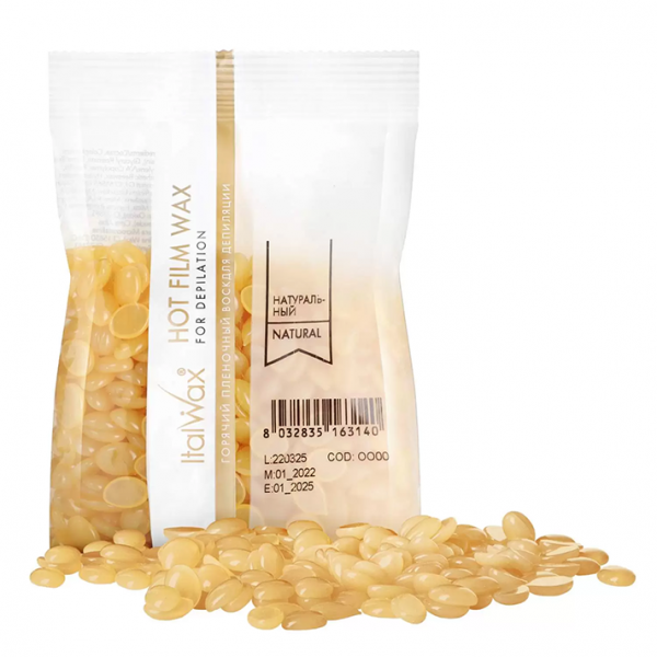 Воск полимерный пленочный Натуральный Italwax Natural, 100гр