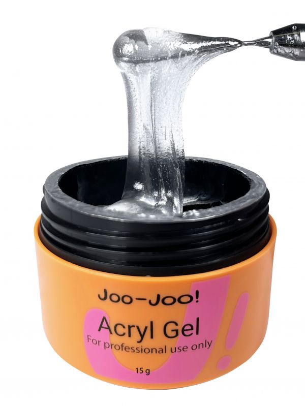 Joo-Joo Акригель для наращивания Acryl Gel №01 прозрачный, 15g шайба
