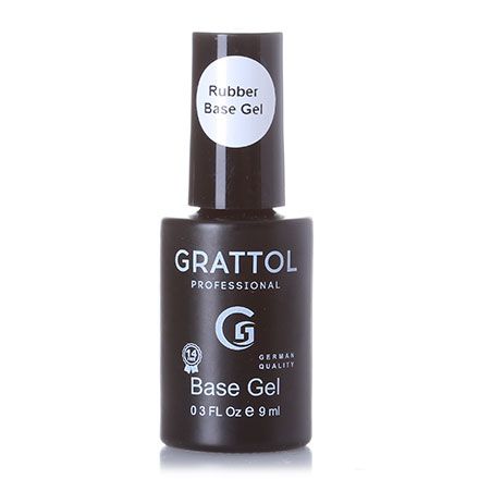 Grattol База каучуковая эластичная для гель лака Base Rubber Gel 9мл
