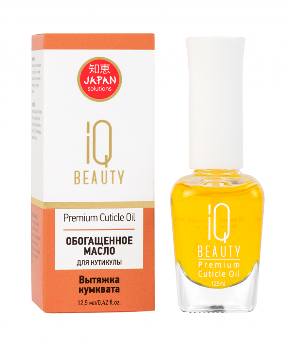 IQ Beauty Обогащённое масло для кутикулы Premium Cuticle Oil, 12.5 мл