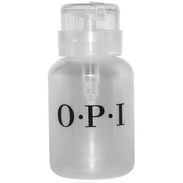 Бутылочка с помпой O.P.I. (черный ободок), 150мл