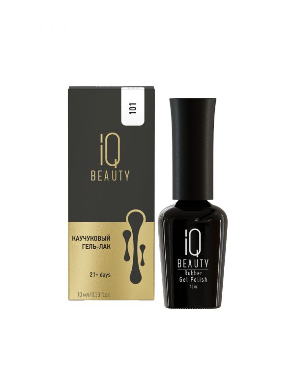 IQ BEAUTY - Каучуковый гель-лак с кальцием #101, 10мл