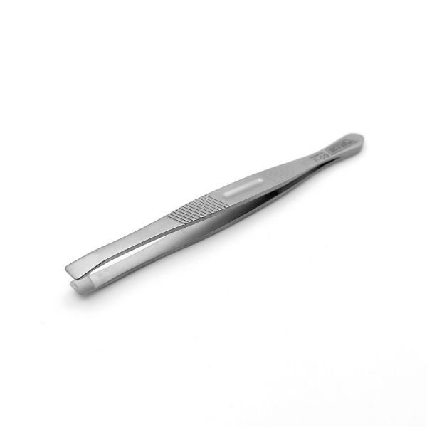 Nippon Nippers T-09, Пинцет для бровей скошенный 90мм