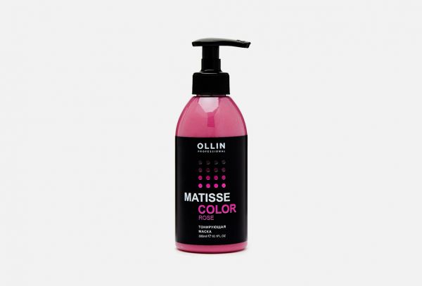 Тонирующая маска для волос MATISSE COLOR OLLIN, РОЗОВЫЙ 300мл