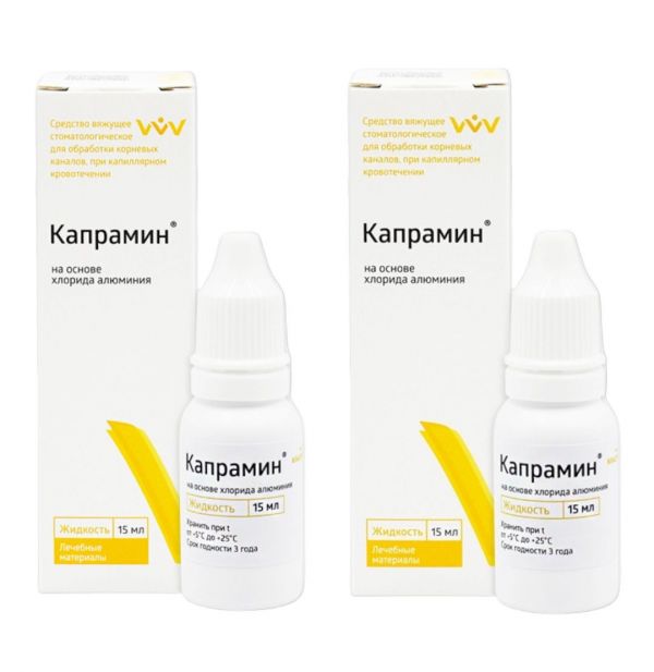 Vladmiva, Капрамин жидкость кровоостонавливающая, 15мл