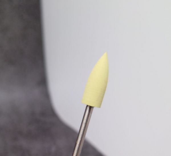 Полировщик силиконовый конус желтый yellow 101 (600 грит)