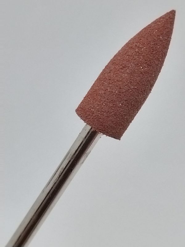 Полировщик силиконовый конус коричневый Brown 101 (180 грит)