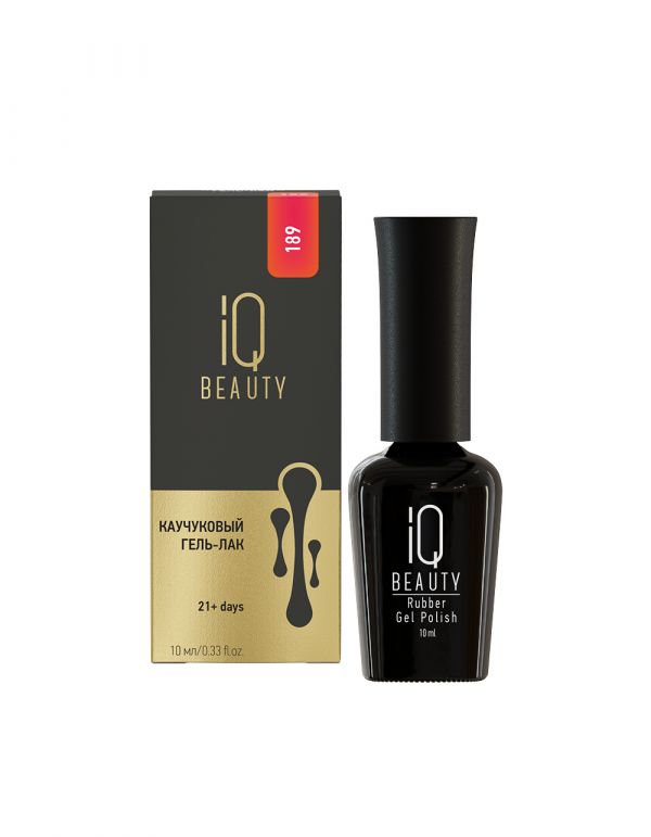IQ BEAUTY - Каучуковый гель-лак с кальцием #189, 10мл