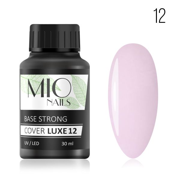 Mio Nails Base Cover Luxe камуфлирующая каучуковая база № 12 30мл
