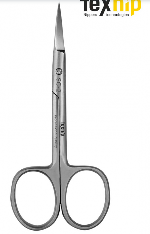 TexNip, Ножницы для кутикулы SC-2, длина 100 мм. Ручная заточка. TexNip, Ножницы для кутикулы SC-2, длина 100 мм. Ручная заточка.