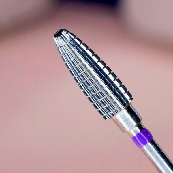 Кристалл Фреза твердосплавная 23503 "Тайфун" Эдна Кукуруза фиолетовая d 5.0 мм