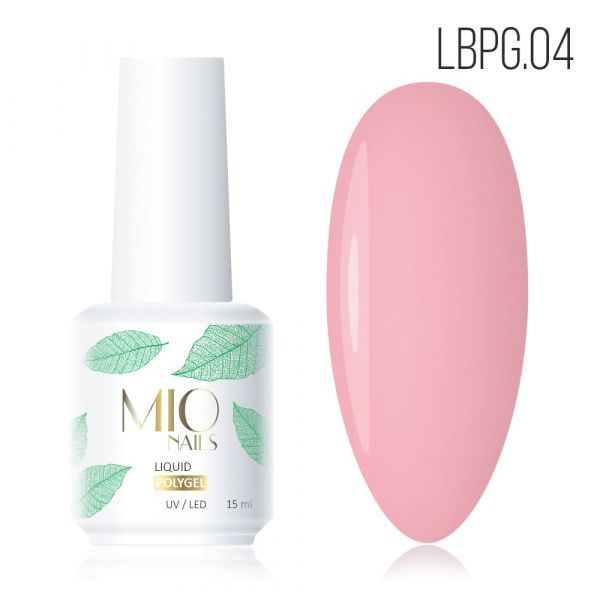 MIO NAILS Жидкий полигель с кистью №04, 15мл