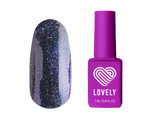Гель-лак магнитный со светоотражающими частицами "Magic eyes" Lovely, №ME04, 7 ml
