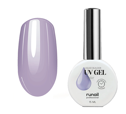 Ru Nail, Цветной жидкий Уф-гель, 15 мл, №5409