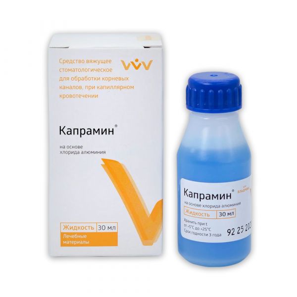 Vladmiva, Капрамин жидкость кровоостонавливающая, 30мл