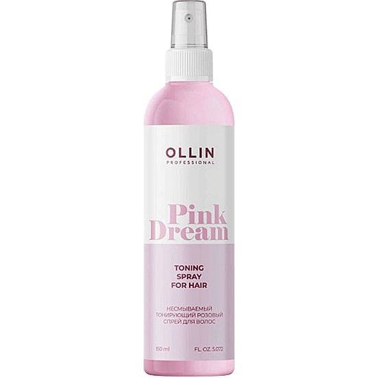 Тонирующий розовый спрей для волос PINK DREAM OLLIN PROFESSIONAL, 150мл