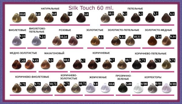 10/73 OLLIN SILK TOUCH Безаммиачный стойкий краситель для волос, 60мл